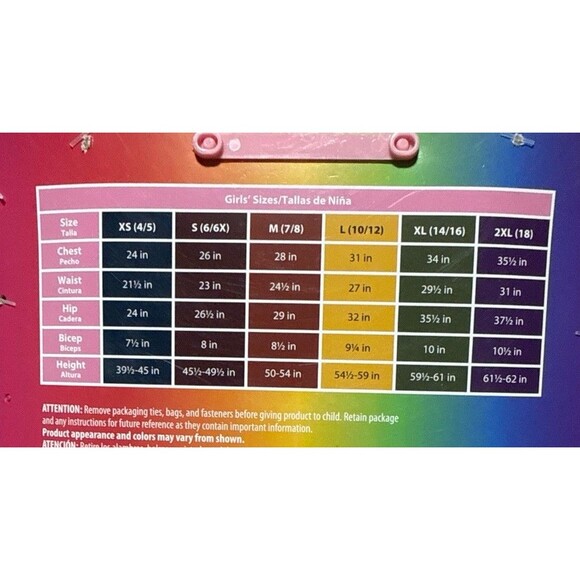 Rainbow High Krystal Bailey Costume Girls 6/6X Purple Dress Hair Extension NEW - Picture 3 of 3